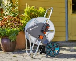 GARDENA Slangenwagen Metaal AquaRoll M Set (20m) -Tuinproducten Verkoop gardena slangenwagen metaal aquaroll m set 20m 1619704839 l