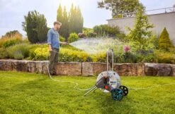 GARDENA Slangenwagen Metaal AquaRoll M Set (20m) -Tuinproducten Verkoop gardena slangenwagen metaal aquaroll m set 20m 1619704840 l