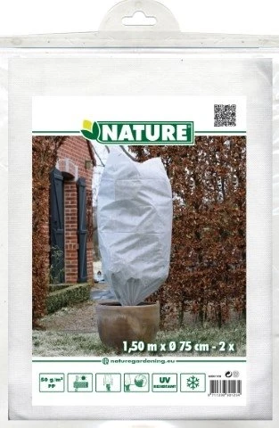 Nature Winterafdekhoes Met Koord Wit Ø75cmx1,50m 50 G/m² Set à 2 Stuks -Tuinproducten Verkoop nature winterafdekhoes met koord wit 75cmx1 50m 50 g m set a 313x480 61cb32ab4bcfb l
