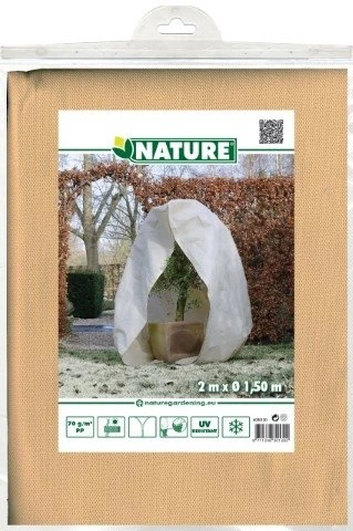 Nature Winterafdekhoes Met Rits Beige Ø150cmx2m 70 G/m² -Tuinproducten Verkoop nature winterafdekhoes met rits beige 150cmx2m 70 g m 319x480 61cb32ac305d0 l
